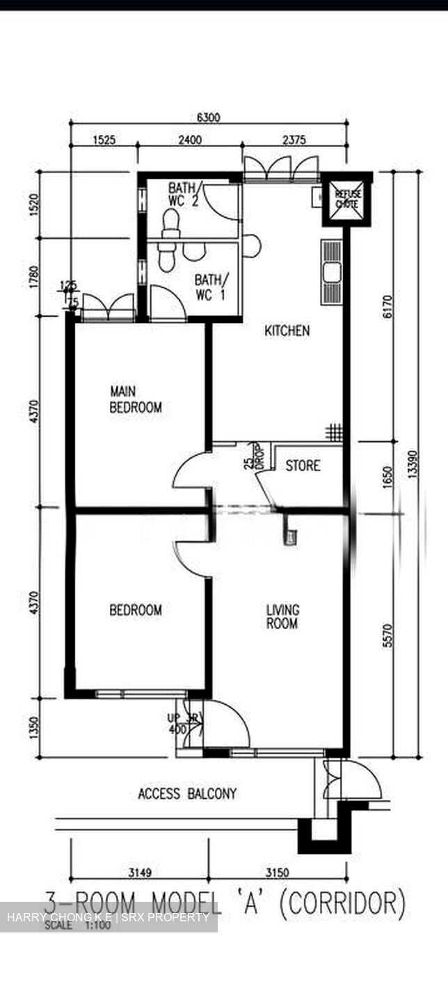 Blk 115 Pending Road (Bukit Panjang), HDB 3 Rooms #588568491
